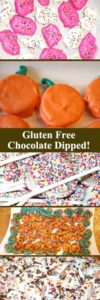 Gluten Free Chocolate Dipped Goodness! Just because all the ingredients are gf doesn't mean it is safe. If anything else has been dipped in that chocolate it has been contaminated.