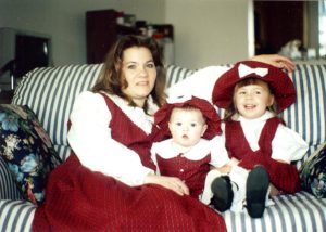 mom and girls 1995