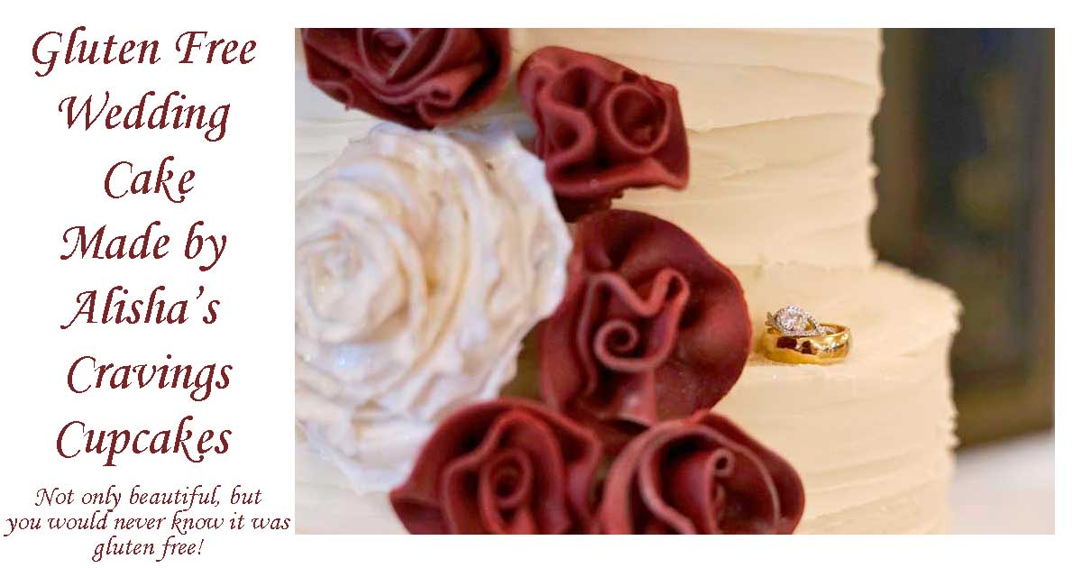 Gluten Free Wedding Cake Made By Cravings Cupcakes * Shannon's Grotto