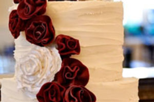 Gluten Free Wedding Cake made by Cravings Alisha's Cupcakes.