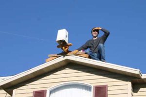 Gluten Free Halloween Pulley system moves the ghosts 