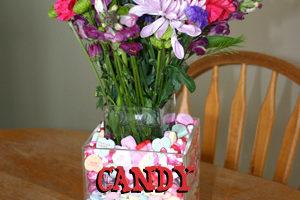 Candy Vase- Estimation Activity for Valentine’s Day