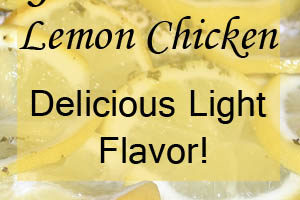 Gluten Free Lemon Chicken- delicious light flavor