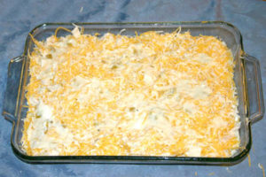Gluten Free Cream Cheese Enchiladas- Ready to go in oven