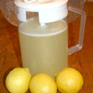 Homemade lemonade