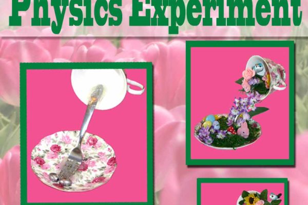 How our craft turned into a physics experiment- great craft for Mother's Day or Easter