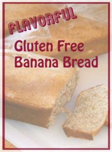 Flavorful Gluten Free Banana Bread-perfect for over-ripe bananas!