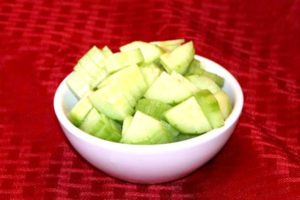 Mom's Best Potato Salad- Chop cucumber