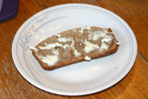 Flavorful Gluten Free Banana Bread- Slice the Gluten Free Banana Bread.