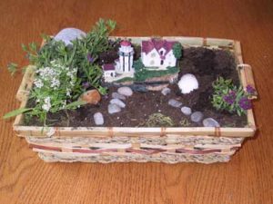 Personal Mini Gardens- dollar store inspired.