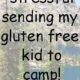 Camp- So Much Stress Sending My Gluten Free Kid