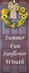 Summer Fun Sunflower Wreath