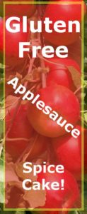 Gluten Free Applesauce Spice Cake