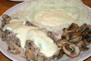 Gluten Free Cream Cheese Chicken made in the crockpot