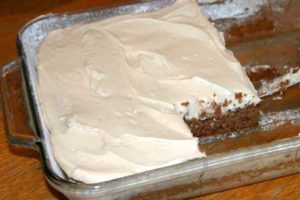 Gluten Free Applesauce Spice Cake- frost with cream cheese frosting