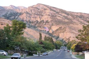 Patriotic Event - largest U.S. flag flown