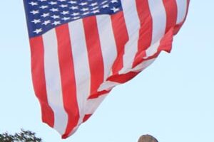 Patriotic Event Largest U.S. Flag Flown