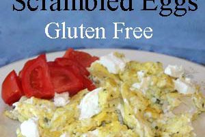Delicious Turkey, Red Onion and Goat Cheese Scrambled Eggs For Two