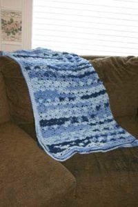 Snapdragon crochet blanket