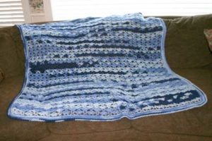 Snapdragon Baby Blanket- crochet
