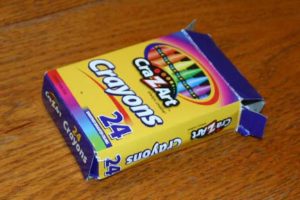 CraZArt Crayons had paper that was too waxy to keep burning.