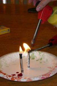 Will a crayon burn like a candle experiment. Do NOT do this without supervision!