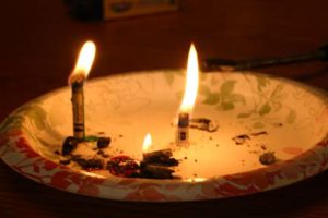 Dangers to burning a crayon like a candle