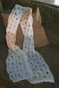 Busy Bee Honeycomb Scarf