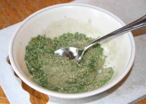 Herbs for the Turkey skin