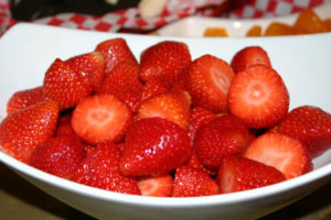 strawberries for the chocolate fondue!