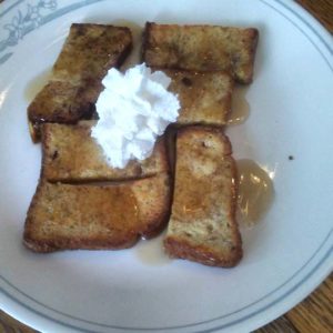 Air fried French Toast
