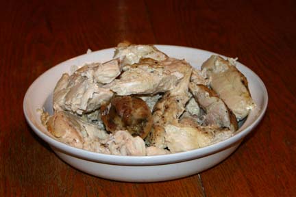 Crockpot Naked Chicken Dinner