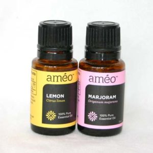 Diffuse Lemon and Marjoram to promote happiness, peace and calmness