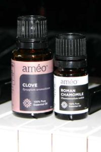 Clove and Roman Chamomile can help to relieve stress and tight shoulders