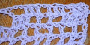 Lacey Purple Cassey Afghan- crochet