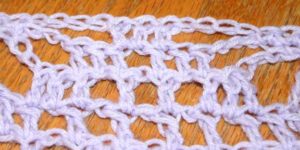 Lacey Purple Cassey- crochet afghan