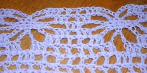 Lacey Purple Cassey- crochet afghan