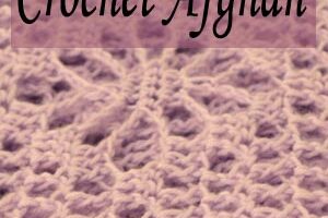 Lacey Purple Cassey Crochet Afghan