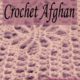Lacey Purple Cassey- Crocheted Afghan