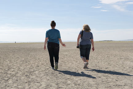 Antelope Island- Utah- Down to the water