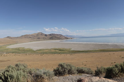 Antelope Island- Utah- Down to the water