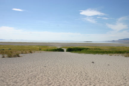 Antelope Island- Utah- Down to the water
