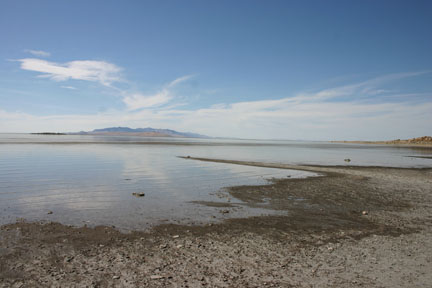 Antelope Island- Utah- Down to the water