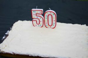 50th birthday favorite cake 