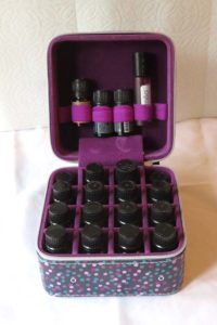 Traveling with essential oils- here's what is in my box