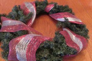 Outdoor wreaths - I hated the old and wanted to redo it!