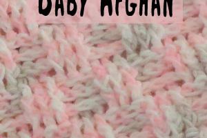 Basket Weave Baby Afghan- free crochet pattern