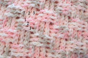Basket Weave Baby Afghan- free crochet pattern- watch the alternating pattern