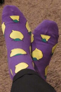 2319 Party- Purple socks to celebrate