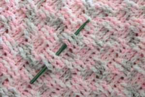 Basket Weave baby afghan- free crochet pattern